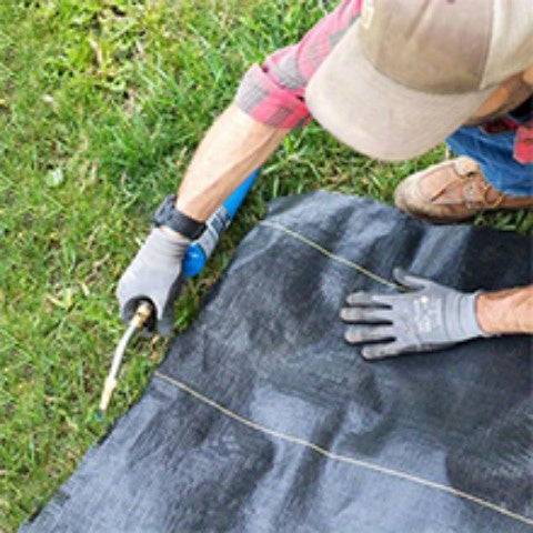 Premium Black Weed Barrier Landscape Fabric - Heavy Duty Woven Ground Cloth