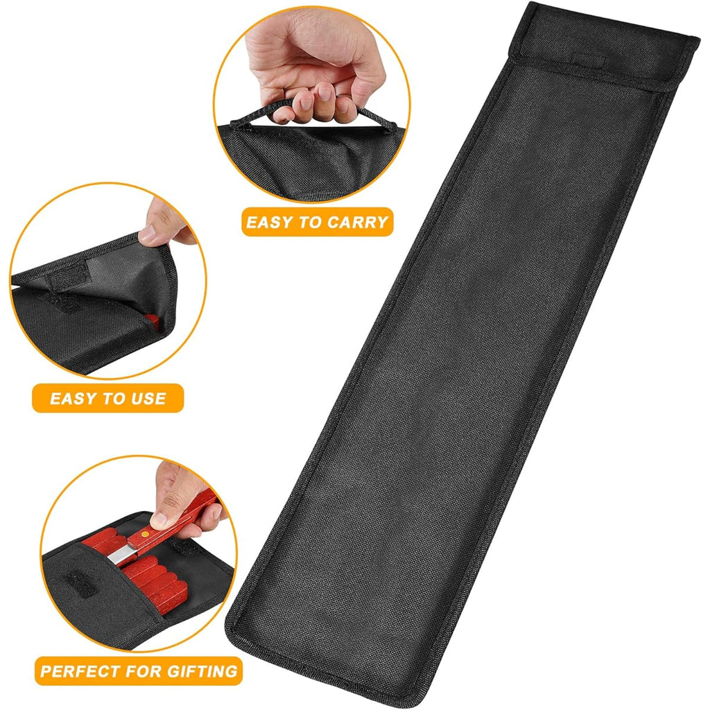 8 Kabob Skewers + 2 Brushes - 23 Inch Stainless Steel BBQ Skewers with Wooden Handles, Extra Large Size for Shish Kebab, Turkish & Brazilian BBQ,