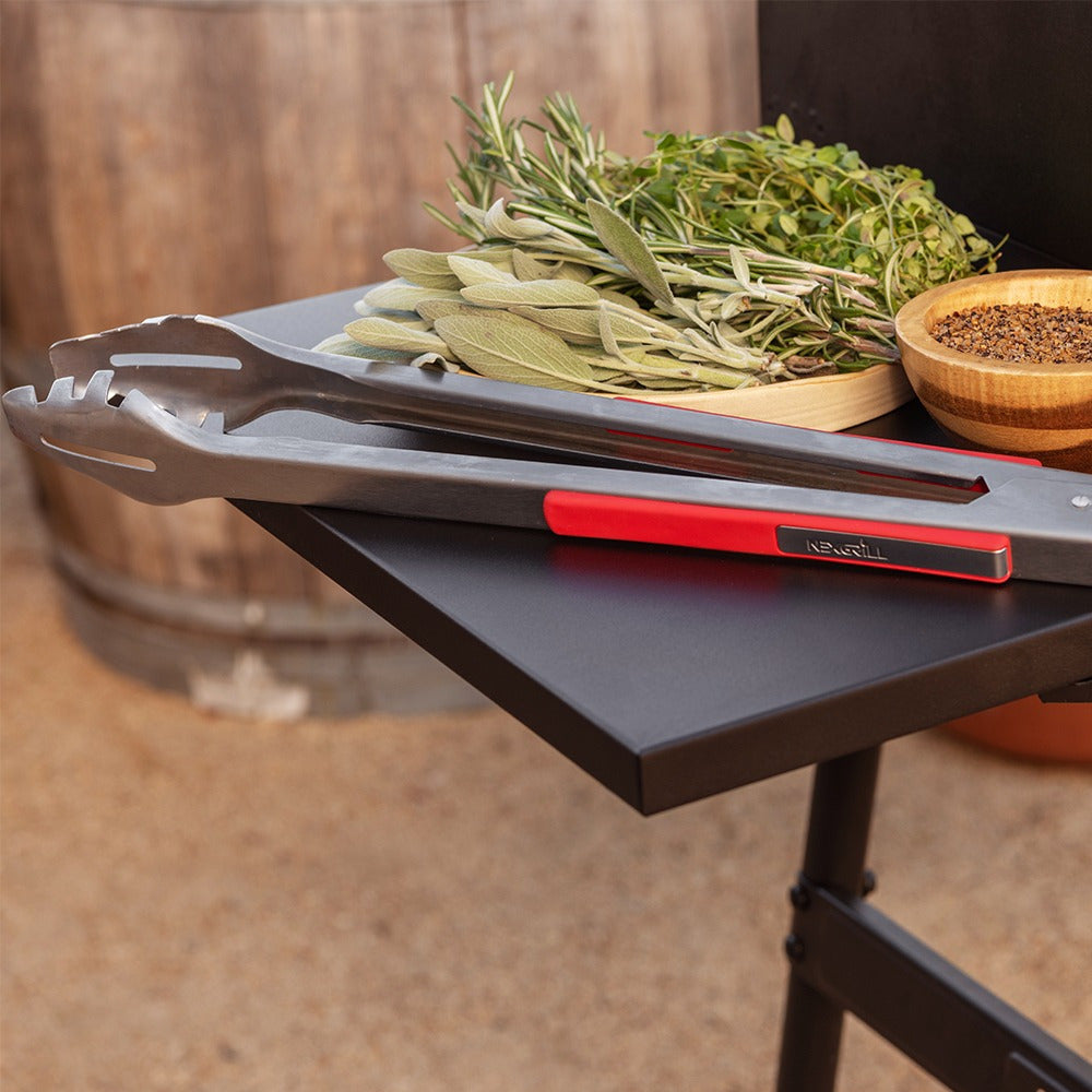 17.5" Charcoal Barrel Grill with Side Shelf, Perfect for Outdoor Cooking & Grilling, BBQs, Camping, Patio, Garden, Backyard, Tailgating, Black