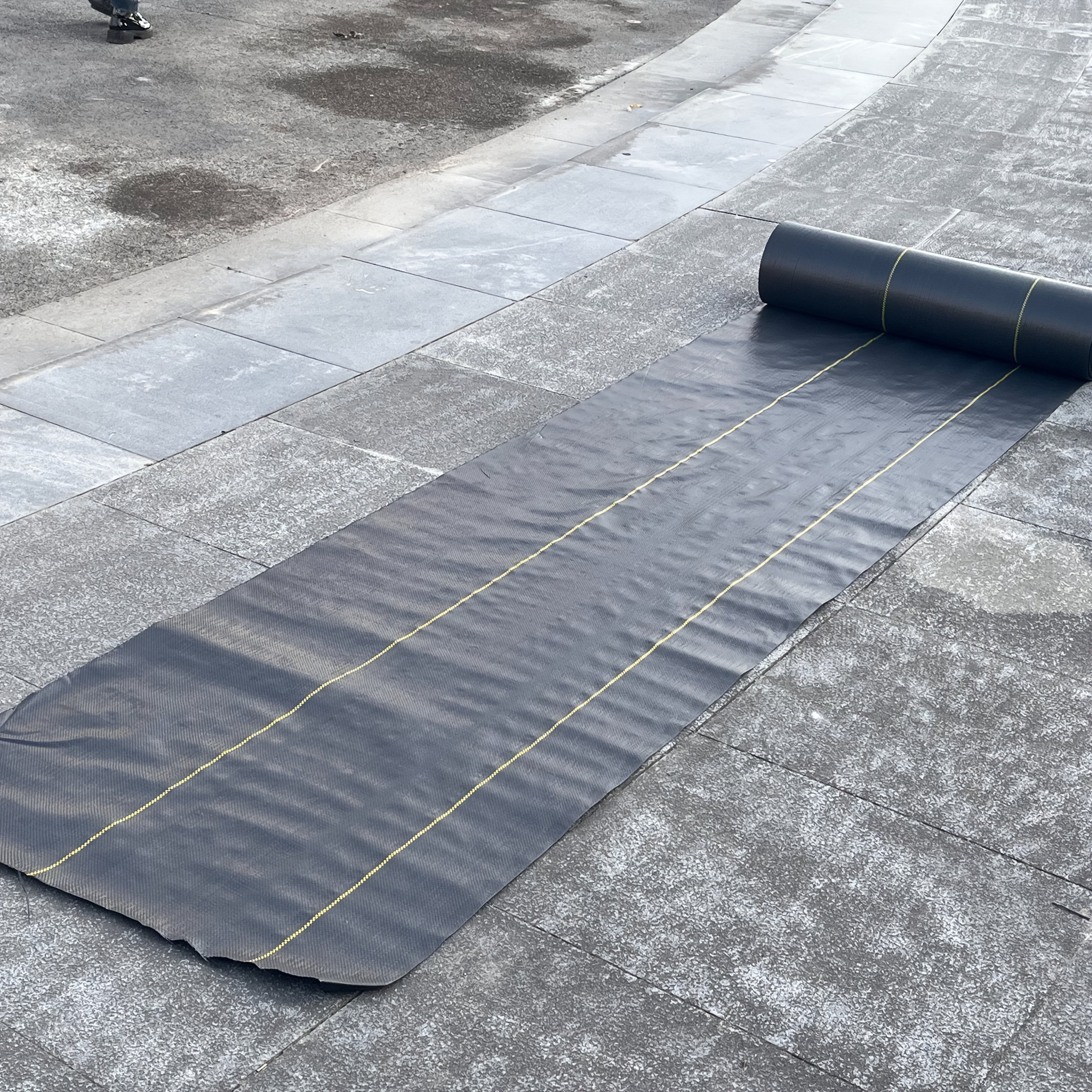 Premium Black Weed Barrier Landscape Fabric - Heavy Duty Woven Ground Cloth